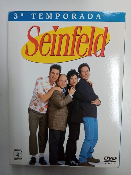 Dvd Seinfeld - 3º Temporada /box com Quatro Dvds Editora [usado]