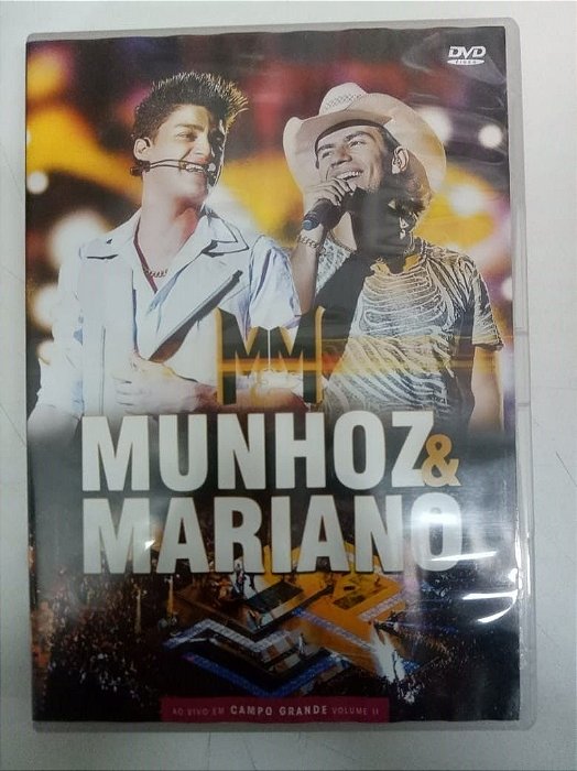 Dvd Munhoz e Mariano ao Vivo em Campo Grande Editora [usado]