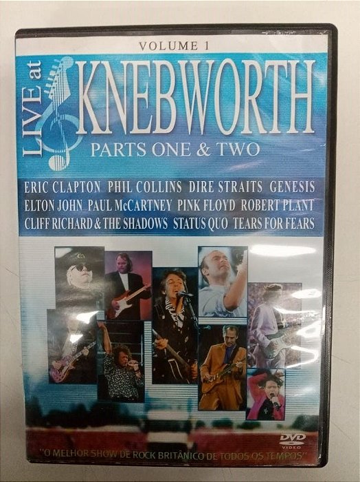 Dvd Live At Knebwoht Parts One Two Editora [usado]