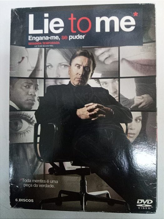 Dvd Lie To Me - Engana-me Se Puder /box com Seis Discos Editora [usado]