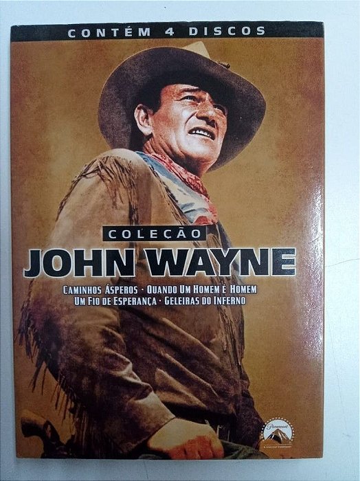 Dvd John Wayne - Coleõa com Quatro Dvds Editora [usado]