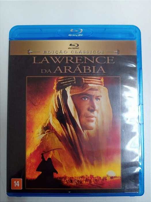 Dvd Lawrence da Arábia Blu-ray Disc Editora Sam Speigel [usado]