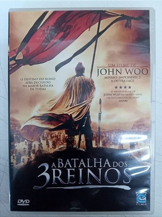 Dvd a Batalha dos Tres Reinos Editora John Woo [usado]