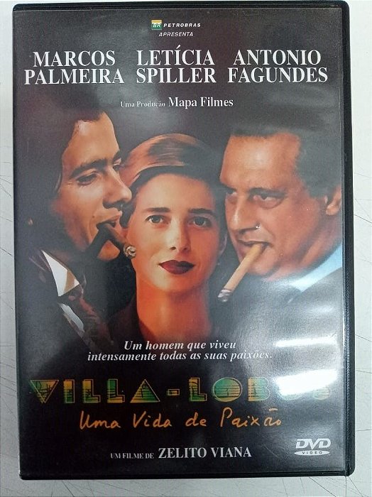 Dvd Villa - Lobos - Uma Vida de Paixão Editora Zelito [usado]