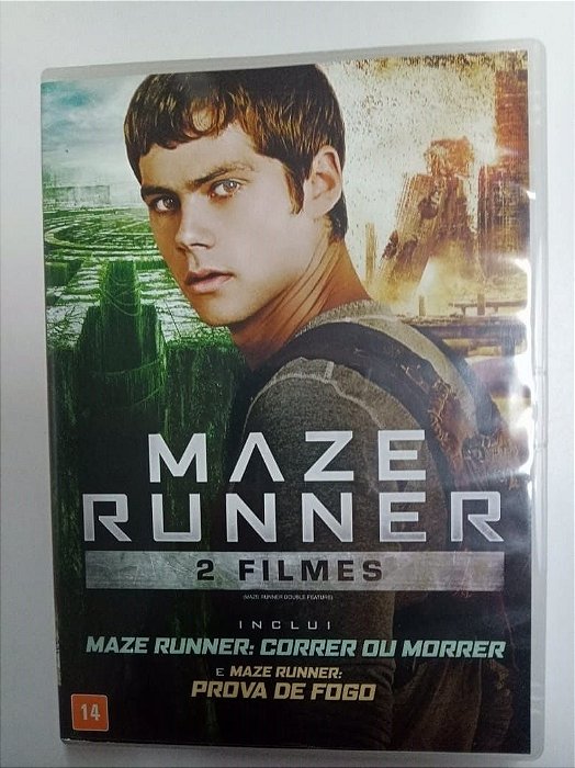 Dvd Maze Runer ; Correr ou Morrer /prova de Fogo Dois Filmes Editora [usado]