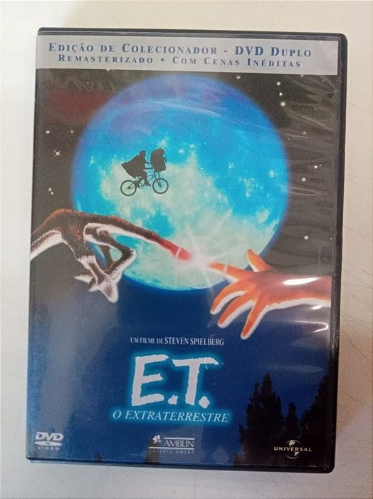 Dvd E.t. o Extraterrestre Dvd Duplo Editora Steven Spielberg [usado]