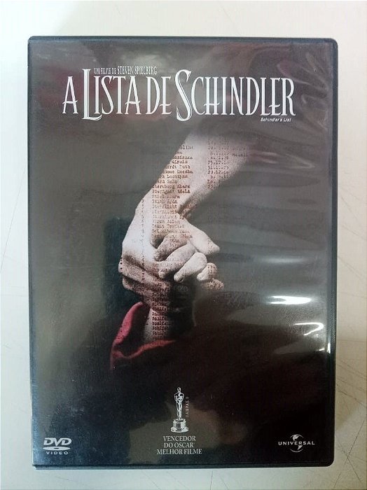 Dvd a Lista de Schlindler Dvd Duplo Editora Steven Spielberg [usado]