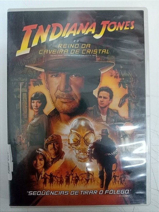 Dvd Indiana Jones - Reino da Caveira de Cristal Editora Steven Spielberg [usado]