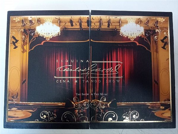 Dvd Esquina - Carlos Gardel /cena e Tango Show /dvd Duplo Editora Music Brokers [usado]