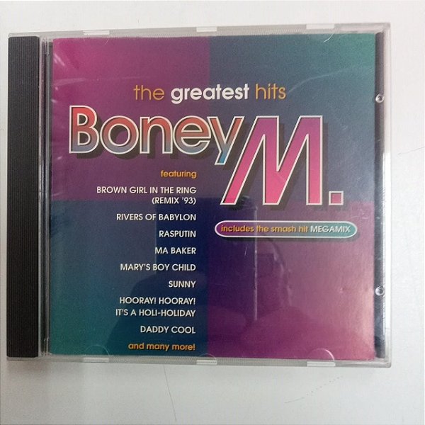 Cd Boney M. - The Greatest Hits Interprete Boney M. (1992) [usado]