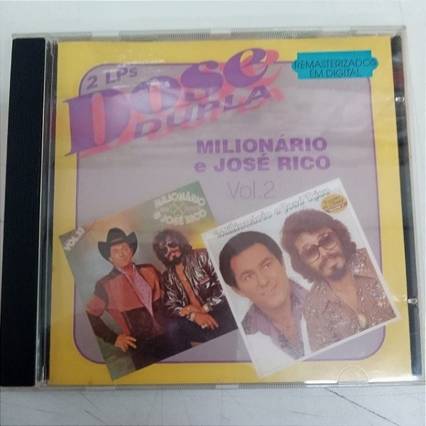 Cd Milhonário e José Rico Vol.2 /2 Lps Dose Dupla Interprete Milhonário e José Rico (1981) [usado]