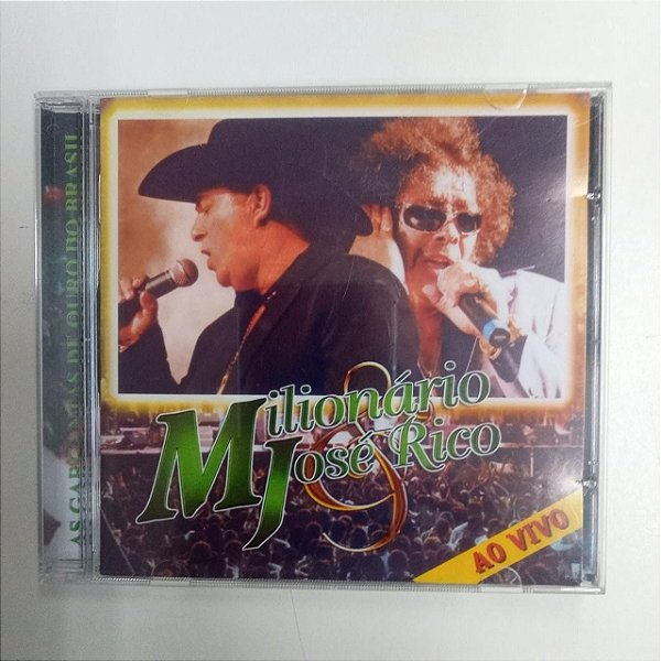 Cd Milhonário e José Rico ao Vivo Interprete Milhonário e José Rico (1999) [usado]
