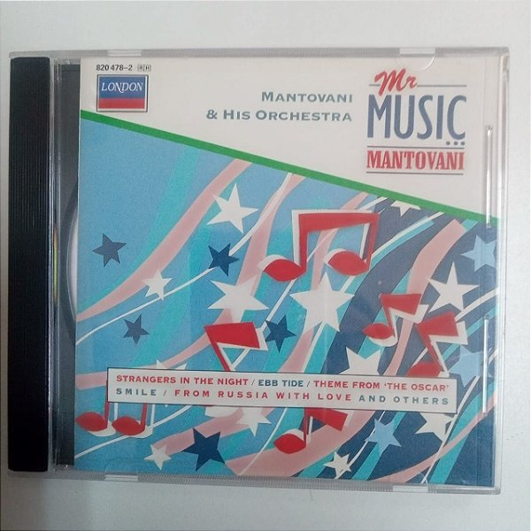 Cd Mr. Music Mantovani Interprete Mantovani e His Orchestra (1989) [usado]