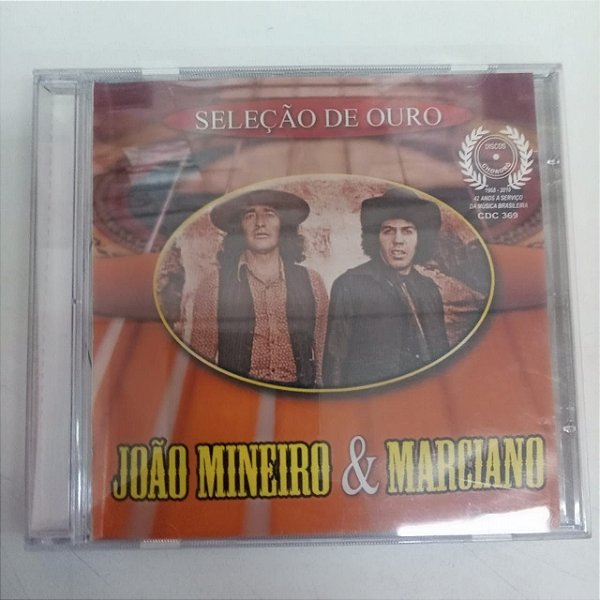 Cd João Mieiro e Marciano - Seleção de Ouro Interprete João Mineiro e Marciano [usado]
