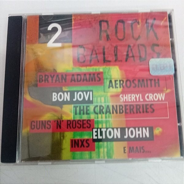 Cd Rock Ballads 2 Interprete Varios (1997) [usado]