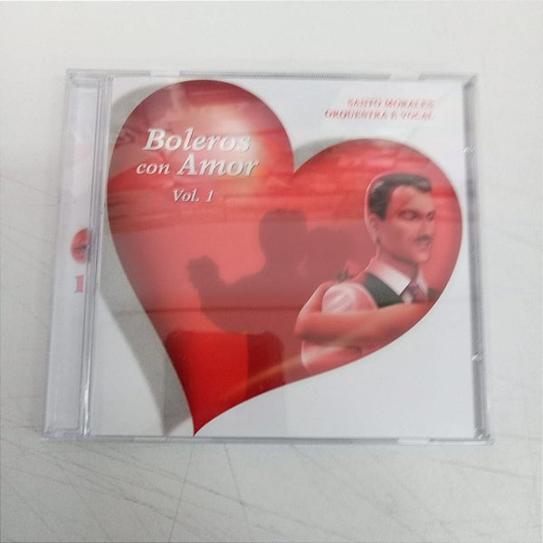 CD SANTO MORALES - BOLEROS CON AMOR - VOL. 1