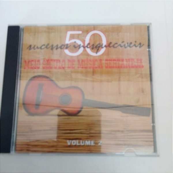 Cd 50 Sucessos Inesquecíveis Vol. 2 - Meio Século da Música Sertaneja Interprete Varios [usado]