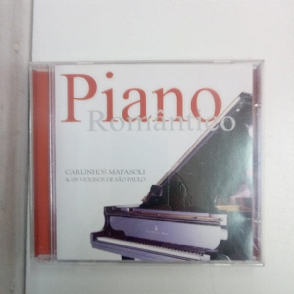 Cd Pianos Romanticos - Crlinhos Mafasoli Interprete Carlinhos Mafasoli e os Violinos de São Paulo [usado]