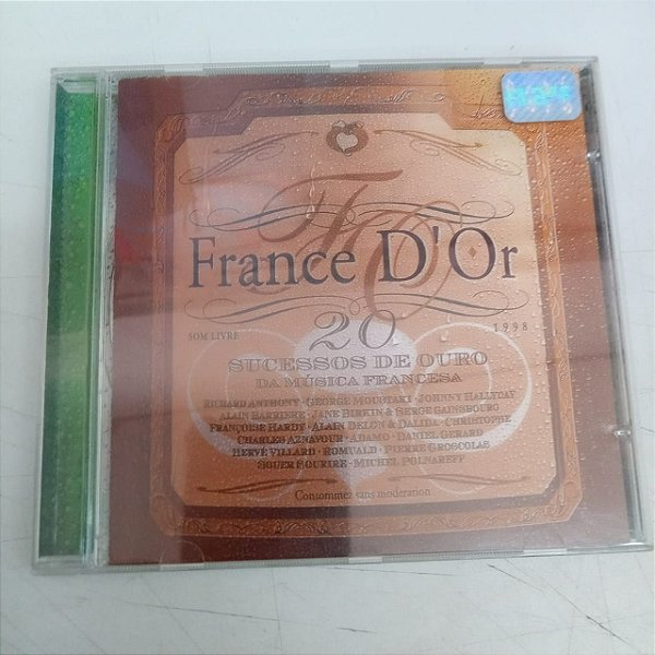 Cd France D´or 20 - Sucessos de Ouro Interprete Varios (1998) [usado]