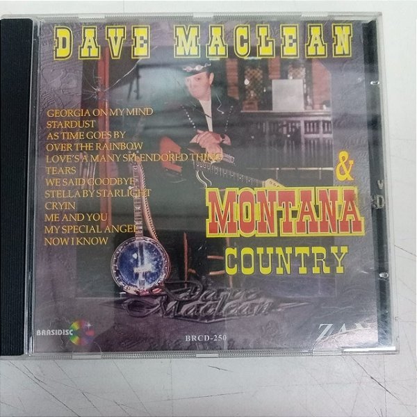 Cd Dave Maclean - Montana Country Interprete Dave Maclean [usado]