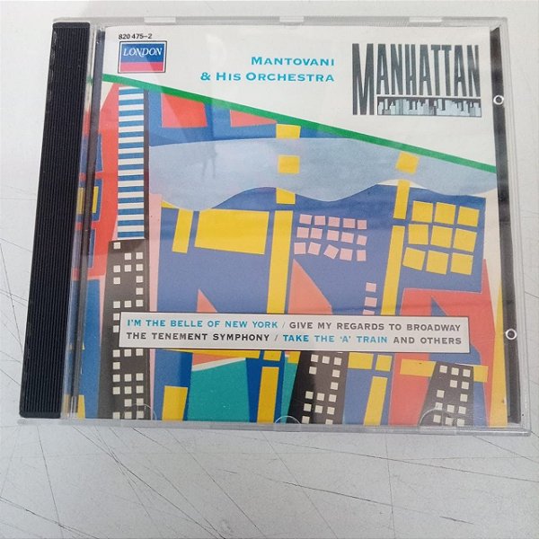 Cd Manhattan Interprete Mantovani e Orquestra (1990) [usado]