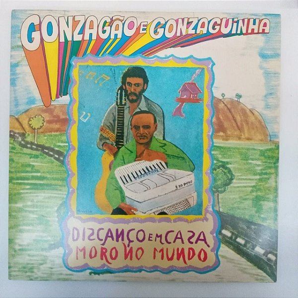 Disco de Vinil Gonzagão e Gozaguinha - Descanso em Casa /moro no Mundo/album com Dois Discos Interprete Gonzagão e Gozaguinha (1981) [usado]