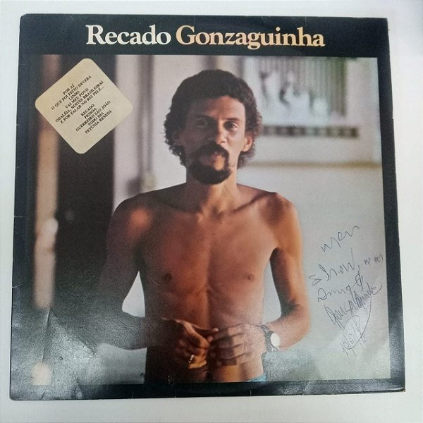 Disco de Vinil Gonzaguinha - Recado Interprete Gonzaguinha (1978) [usado]