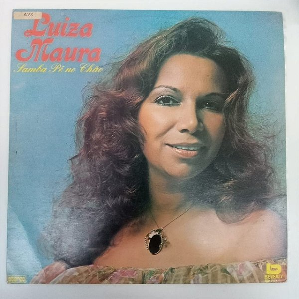 Disco de Vinil Luiza Maura - Samba de Pé no Chão Interprete Luiza Maura (1977) [usado]