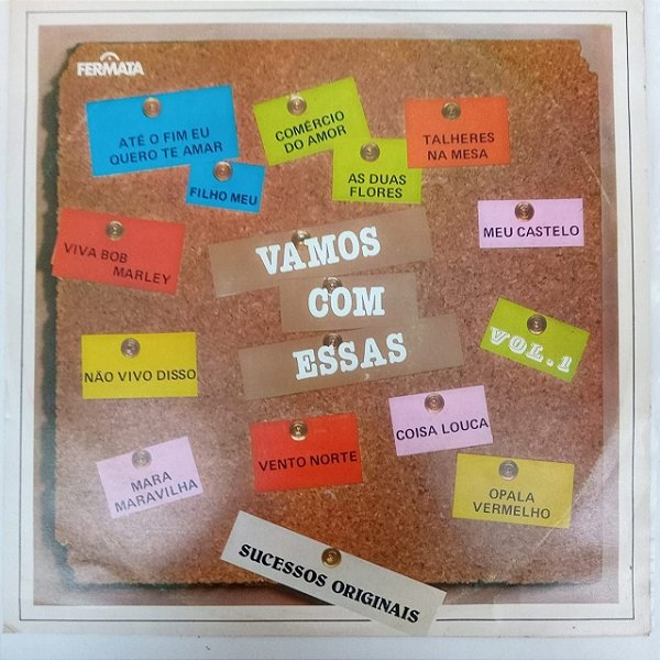 Disco de Vinil Vamos com Essas - Sucessos Originais Interprete Varios (1983) [usado]