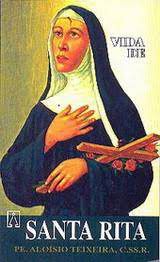 Livro Vida de Santa Rita Autor Teixeira, Pe. Aloísio (1995) [usado]