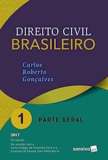 Livro Direito Civil Brasileiro Vol. 1- Parte Geral Autor Gonçalves, Carlos Roberto (2017) [usado]
