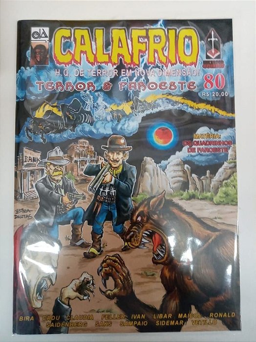 Gibi Calafrio Nº 80 - Terror e Faroeste Autor (2023) [usado]