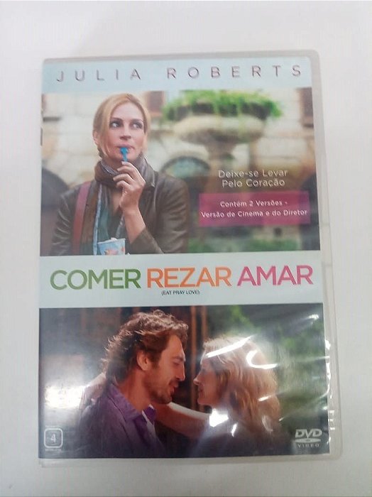 Dvd Comer Rezar e Amar Editora Ryan Murphy [usado]