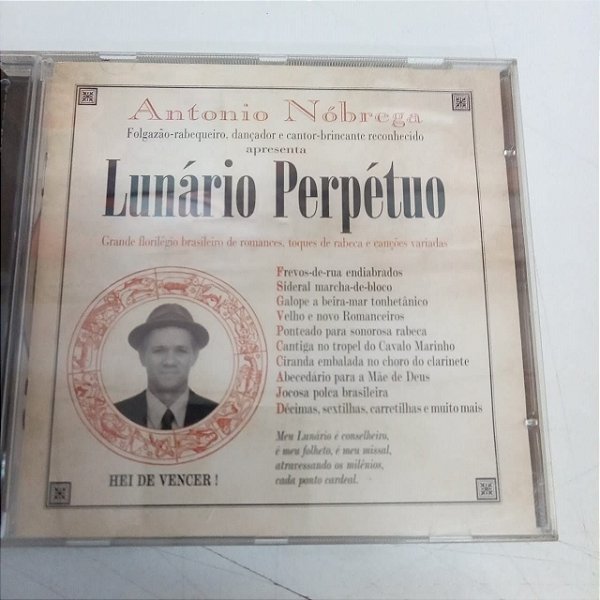Cd Antonio Nobrega - Lunário Perpétuo Interprete Antonio Nóbrega [usado]