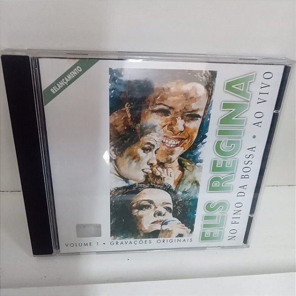 Cd Elis Regina Vol.1- o Fino da da Bossa ao Vivo Interprete Elis Regina (1994) [usado]