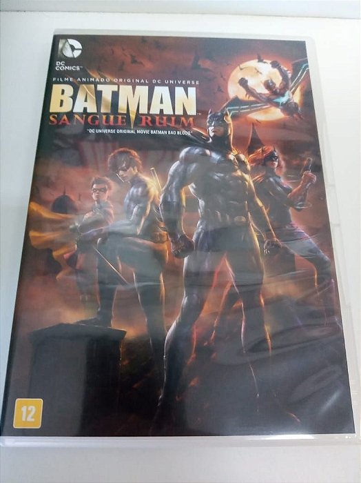Dvd Batman Sangue Ruim - Filme Animado Original Dc Universe Editora Jay Oliva [usado]