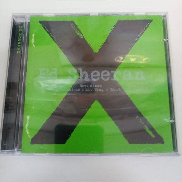 Cd Ed Sheeran - Novo Albúm Interprete Ed Sheeran (2014) [usado]