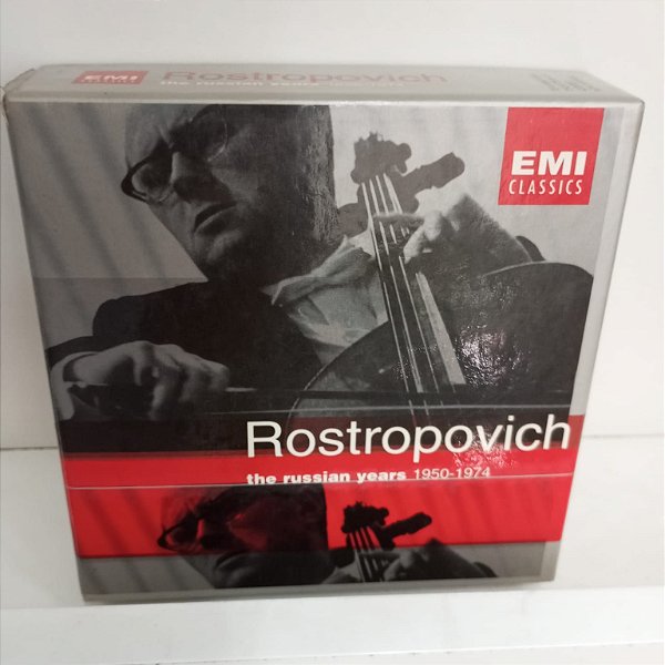 Cd Rostropovich - The Russian Years 1950-1974 Box com 13 Cds Interprete Mstislav Rotrovich (1996) [usado]