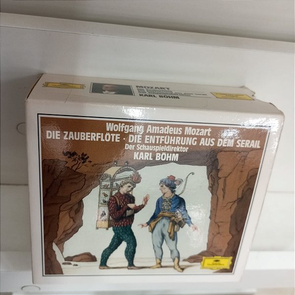 Cd Wolfgang Amadeus Mozart Box com Cinco Cds Interprete Karl Bohm (1974) [usado]
