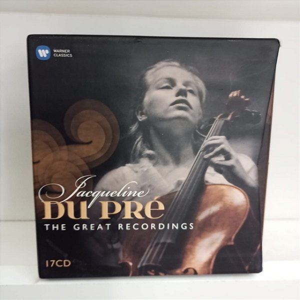 Cd Jaqueline Du Pré - The Great Recording Box com 17 Cds Interprete Jaqueline Du Pré (2012) [usado]