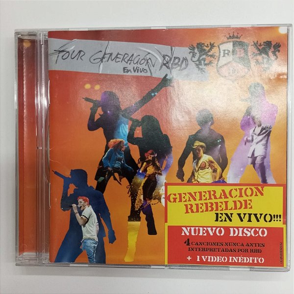 Cd Rbd- Tour Generation Interprete Rebeldes (2005) [usado]