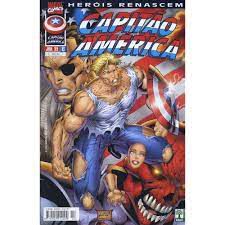 Gibi Capitão America Nº 2- Heróis Renascem Autor Capitão America Nº 2- Heróis Renascem (1999) [usado]