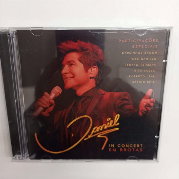 Cd Daniel In Concert em Brotas - Box com Dois Cds Interprete Daniel (2005) [usado]