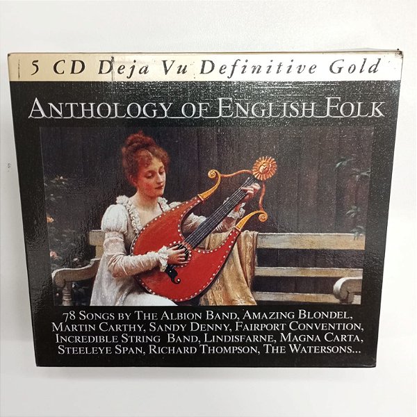 Cd Anthology Of English Folk - Box com Cinco Cds Interprete Varios (2006) [usado]