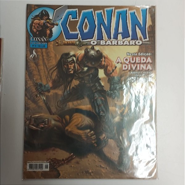 Gibi Conan Nº 6 - Conan o Barbaro Autor a Queda Divina [usado]