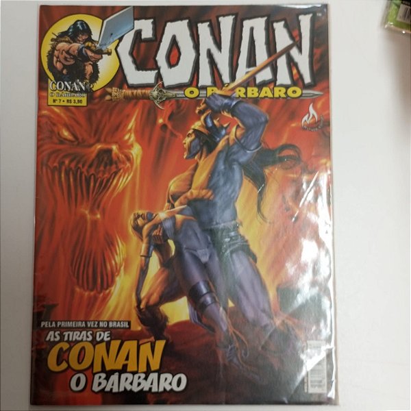 Gibi Conan Nº 7 - Conan o Barbaro Autor as Tiras de Conan o Barbaro [usado]