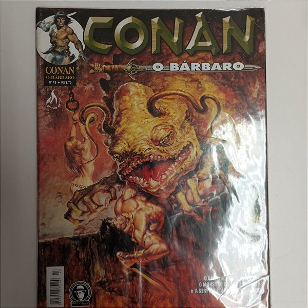 Gibi Conan Nº 43 - Conan o Barbaro Autor Conan ; Oferenda de Sacrificio [usado]