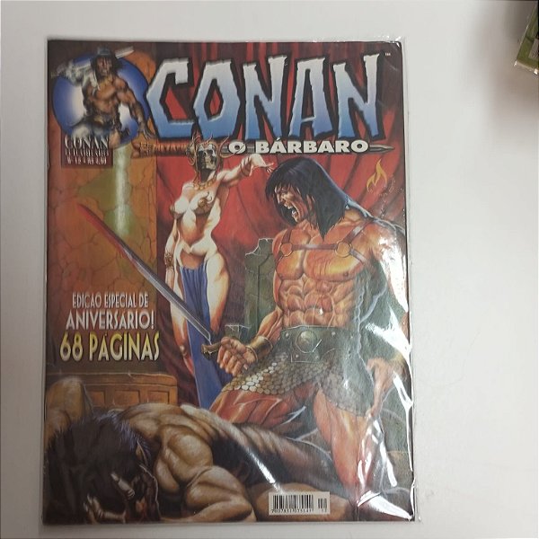 Gibi Conan Nº 12 - Conan o Barbaro Autor Edição de Aniversario [usado]