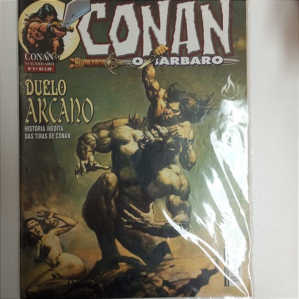 Gibi Conan Nº 9 - Conan o Barbaro Autor Duelo Arcano [usado]