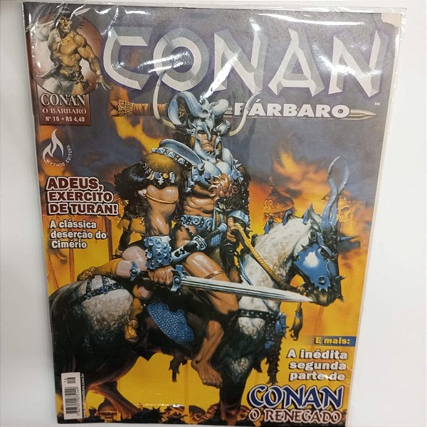 Gibi Conan Nº 16 - Conan o Barbaro Autor Adeus Exercito de Turan [usado]